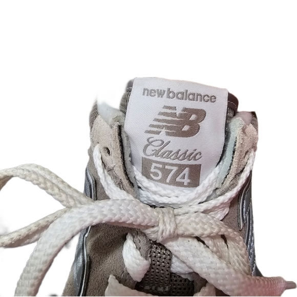 New Balance 574 Evergreen Green Leaf in Grey with White WL574EVG - Picture 8 of 11